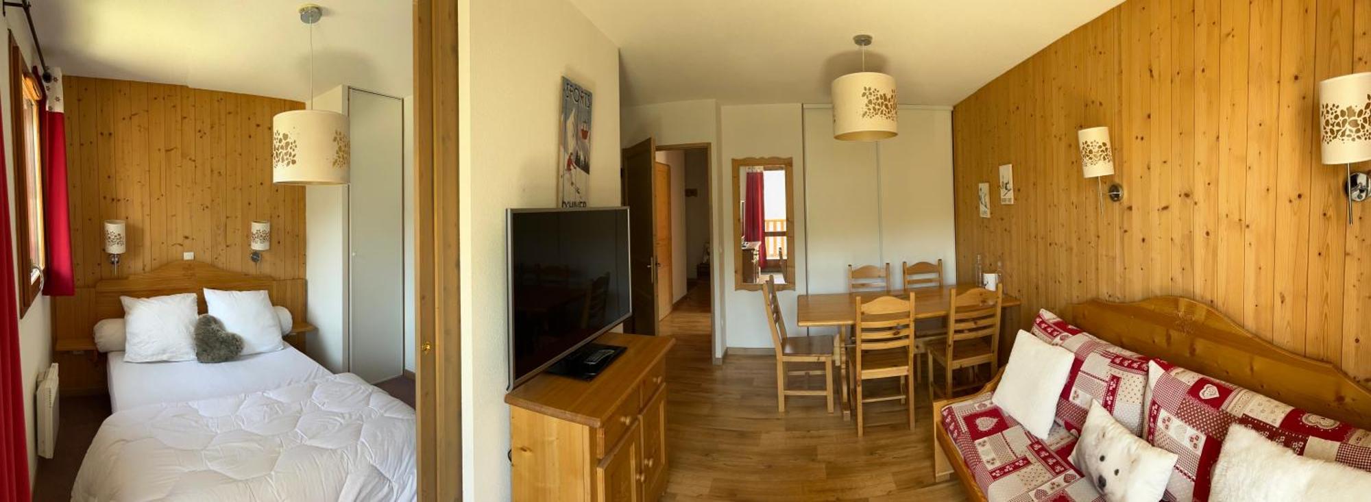 Cosy Montagne Apartment Valmeinier Ngoại thất bức ảnh