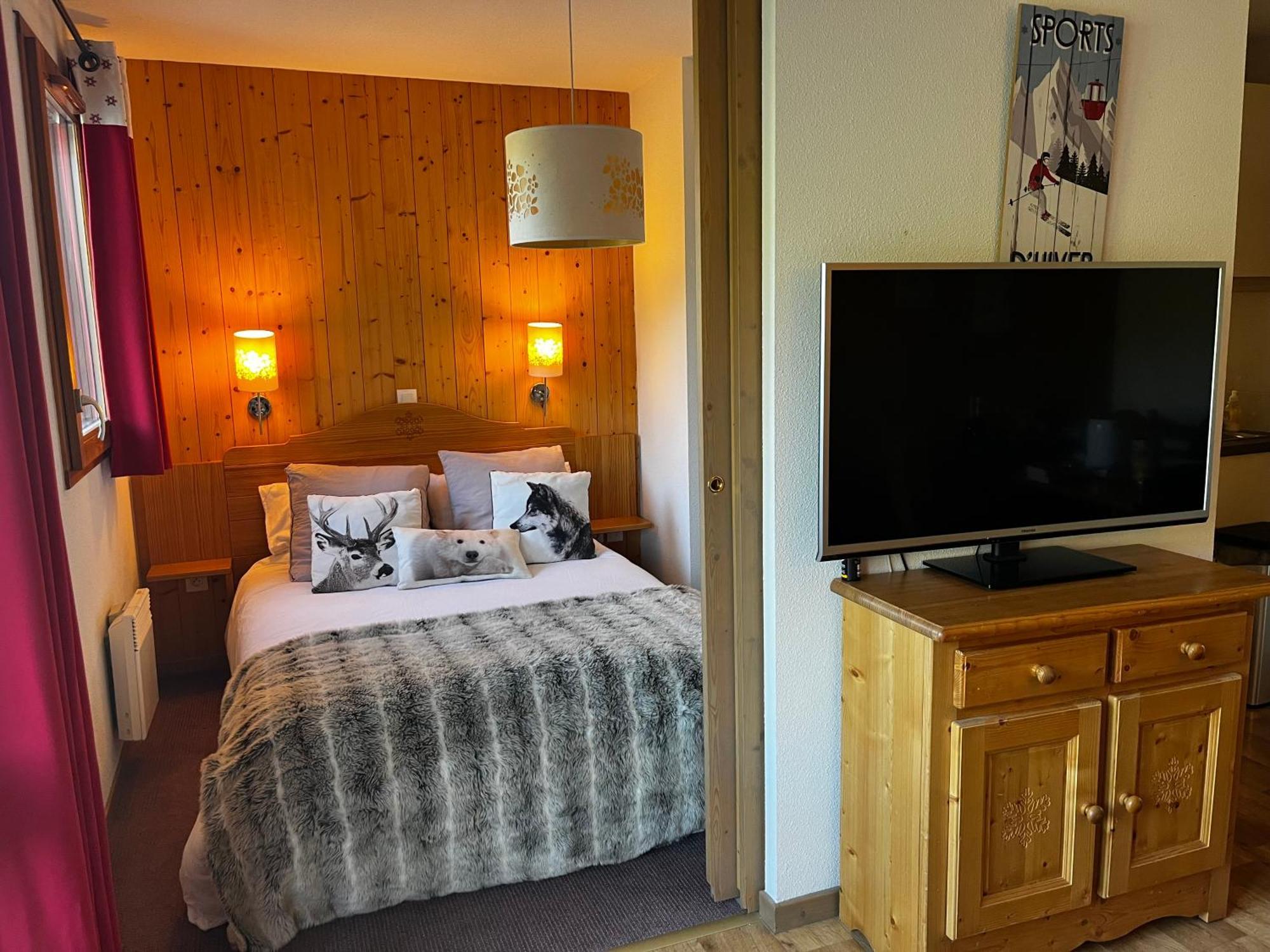 Cosy Montagne Apartment Valmeinier Ngoại thất bức ảnh